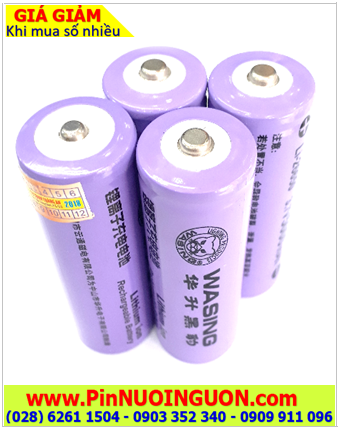 Pin ĐÈN PIN 26650, Pin sạc 3.7v Lithium Li-ion Wasing 26650 (5000mAh) 